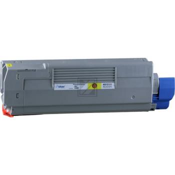 AS13305 ASTAR OKI 43872305 C5xxx Toner yellow rebuilt 2000Seiten Chip