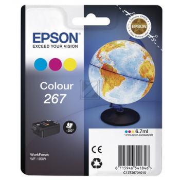 C13T26704010 EPSON WF Tinte color 200 Seiten 6,7ml