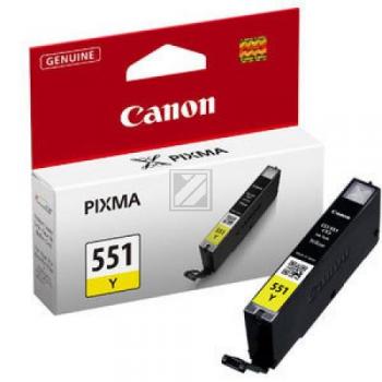 6511B001 CANON CLI551Y Nr.551 Pixma Tinte yellow ST 347Seiten 7ml