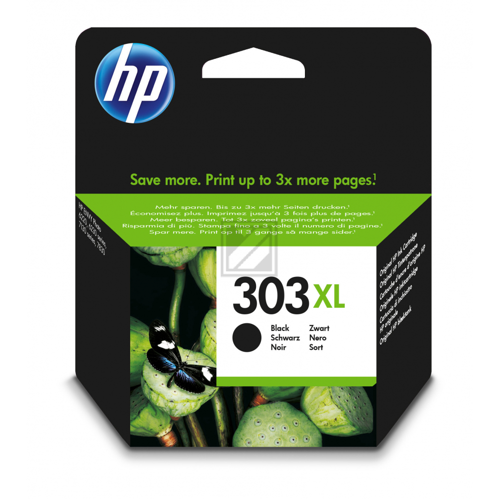 T6N04AE#UUS HP 303XL Envy Photo Tinte black HC 600Seiten 12ml