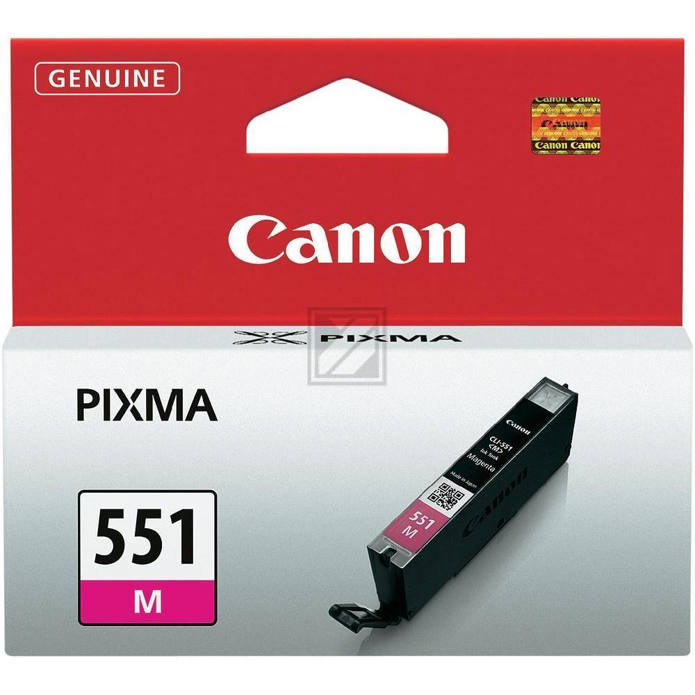 6510B001 CANON CLI551M Nr.551 Pixma Tinte magenta ST 298Seiten 7ml