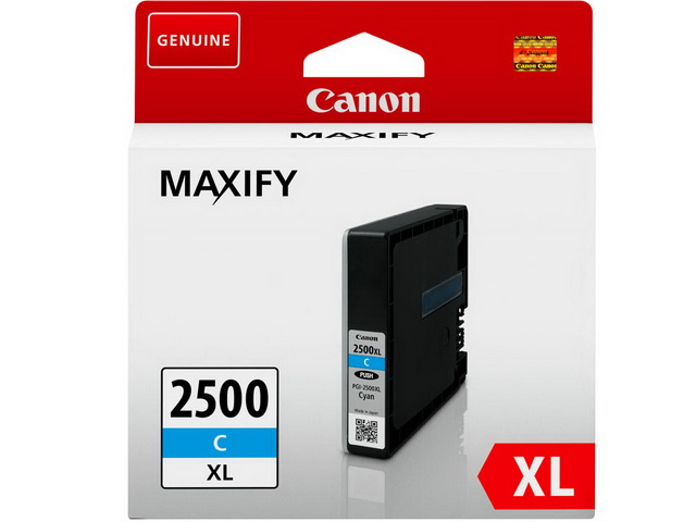 PGI2500XLC CANON MB5050 TINTE CYAN HC 9265B001 19,3ml 1755S. hohe Kapazitaet