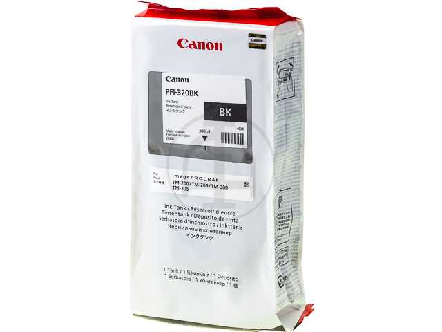 PFI320BK CANON IPF TM200 TINTE BLACK 2890C001 300ml