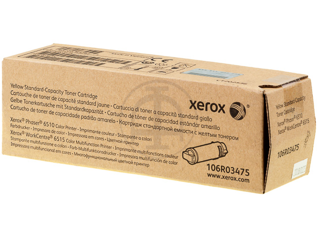 106R03475 XEROX PH6510 TONER YELLOW ST 1000Seiten Standard Kapazitaet