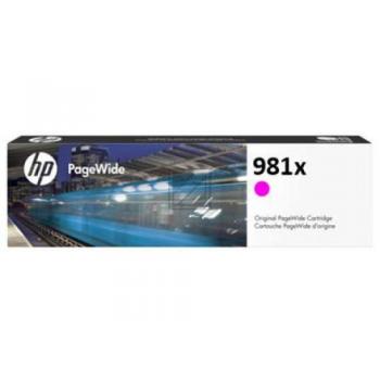 L0R10A HP 981X PW Color Tinte magenta HC 10.000Seiten 116ml