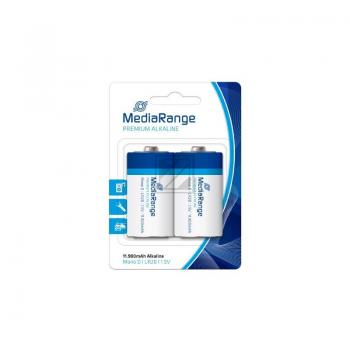 MRBAT109 MEDIARANGE Batterien 2er Pack D Mono LR20 Alkaline 1,5 V
