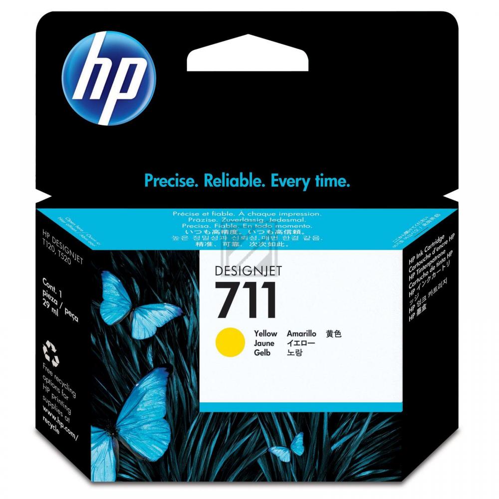 CZ132A HP 711 DNJ Tinte yellow 29ml