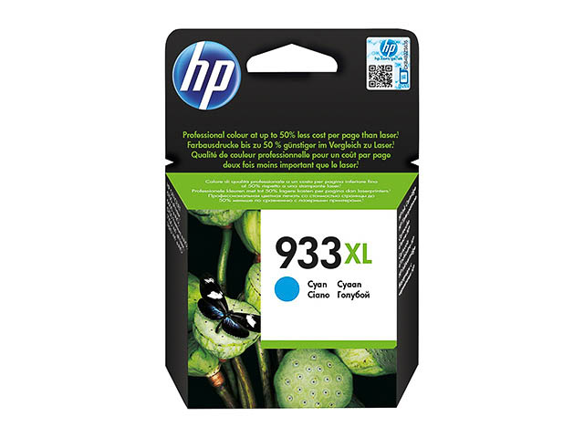 CN054AE#BGX HP OJ6600 TINTE CYAN HC HP933XL 825Seiten hohe Kapazitaet