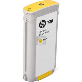 F9J65A HP 728 DNJ Tinte yellow HC 130ml