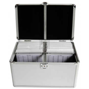MEDIARANGE ARCHIVIERUNGSKOFFER 200DISK BOX75 silber