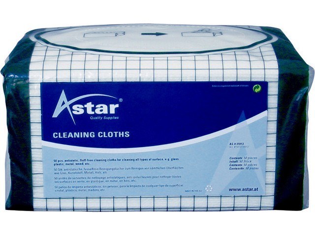 AS31013 ASTAR CLEAN WIPES(25) 32x34cm universal