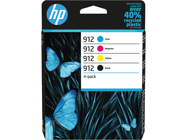 6ZC74AE HP OJ 8010 TINTE (4) CMYK HP912 3x315+1x300Seiten