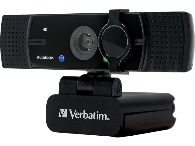 VERBATIM USB WEBCAM 4K UHD 49580 Mikrofon/Kabel/schwarz