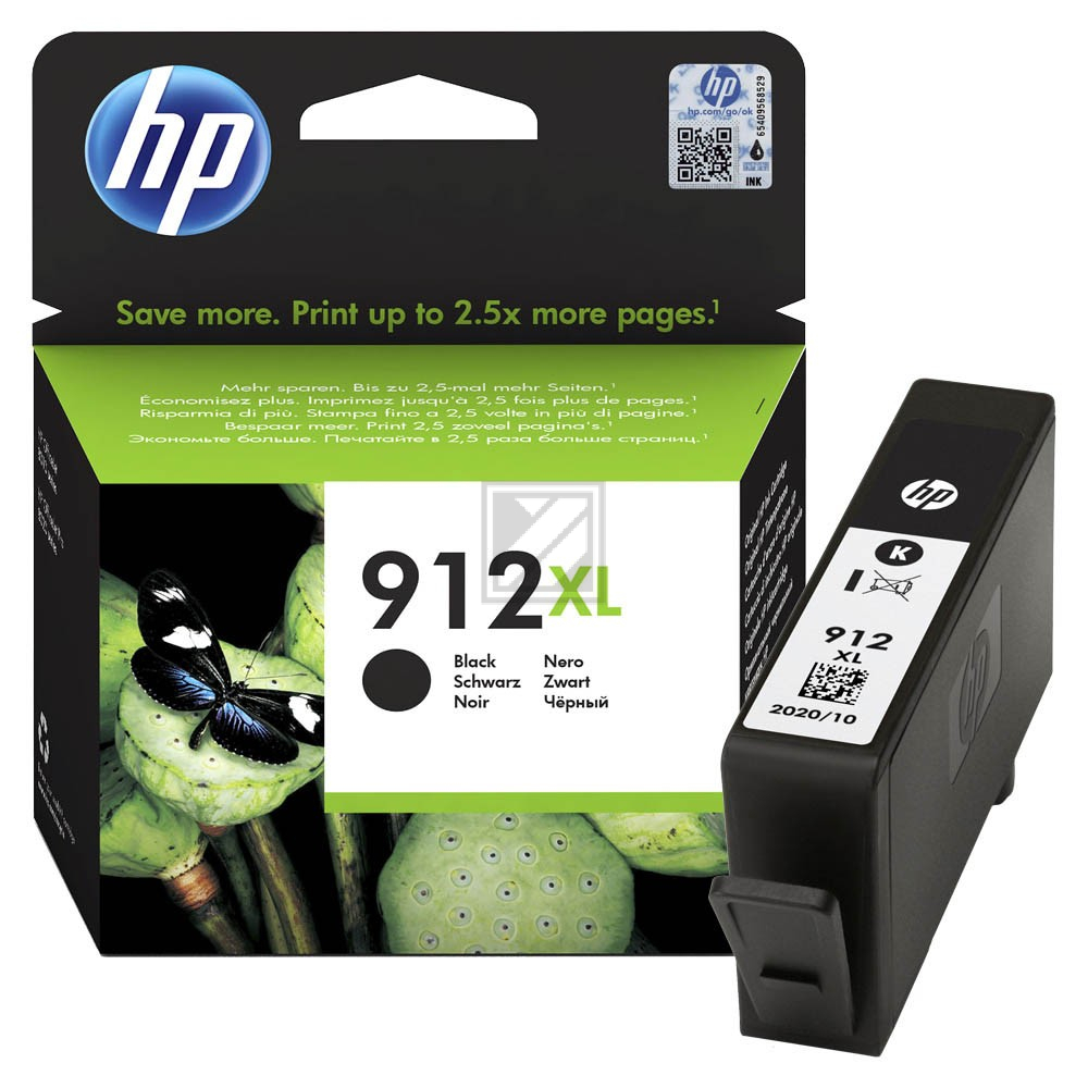 3YL84AE#BGX HP 912XL OJ Tinte black HC 825Seiten 21,7ml