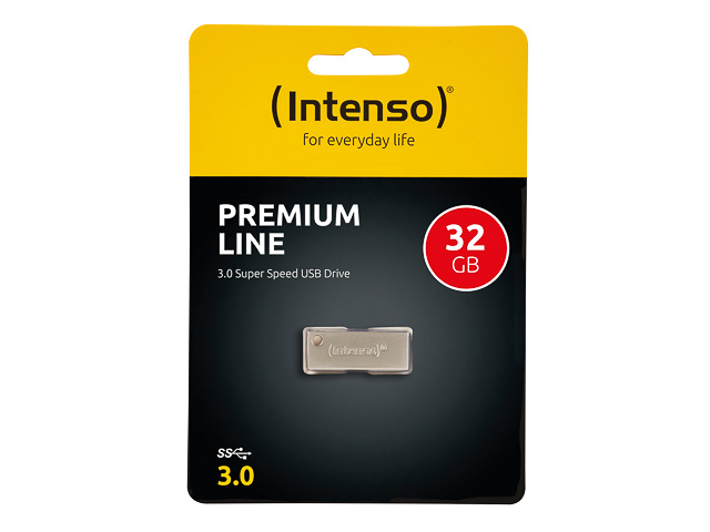 INTENSO PREMIUM LINE USB STICK 32GB 3534480 35MB/s USB 3.0 silber