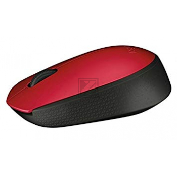 910-004641 LOGITECH M171 Funkmaus 3Tasten 1000dpi rot 2.4GHz