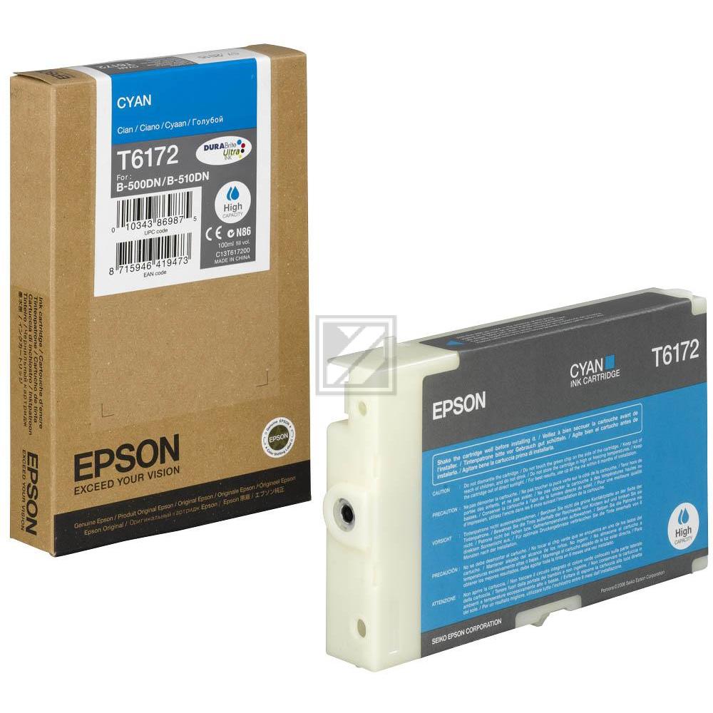 C13T617200 EPSON Tinte cyan HC 7000 Seiten 100ml