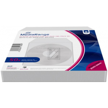 MEDIARANGE CD PLASTIKHUELLEN 1DISK (50) BOX164 Leerhuellen transparent