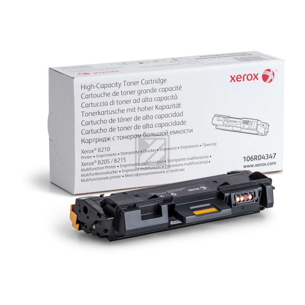 106R04347 XEROX B2xx Toner black 3000 Seiten