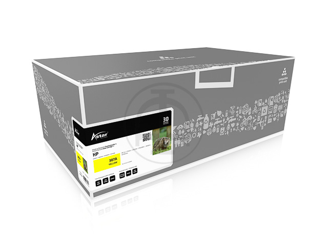 AS13742 ASTAR HP CP5225 TONER YEL CE742A/307A 7300Seiten