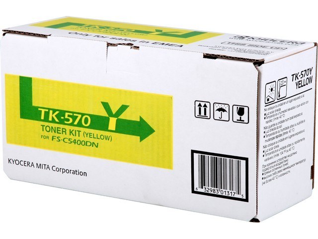 TK570Y KYOCERA FSC5400DN TONER YELLOW 1T02HGAEU0 12.000Seiten