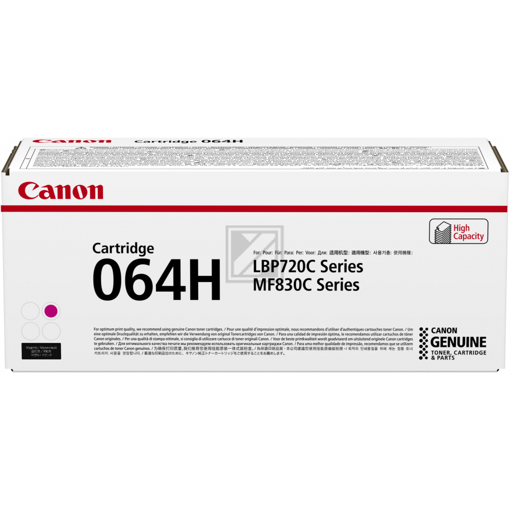 4934C001 CANON 064HM MF Cartridge magenta HC 10.400Seiten