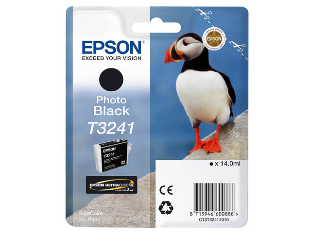 C13T32414010 EPSON SCP400 FOTOTINTE BLK 14ml 980Seiten