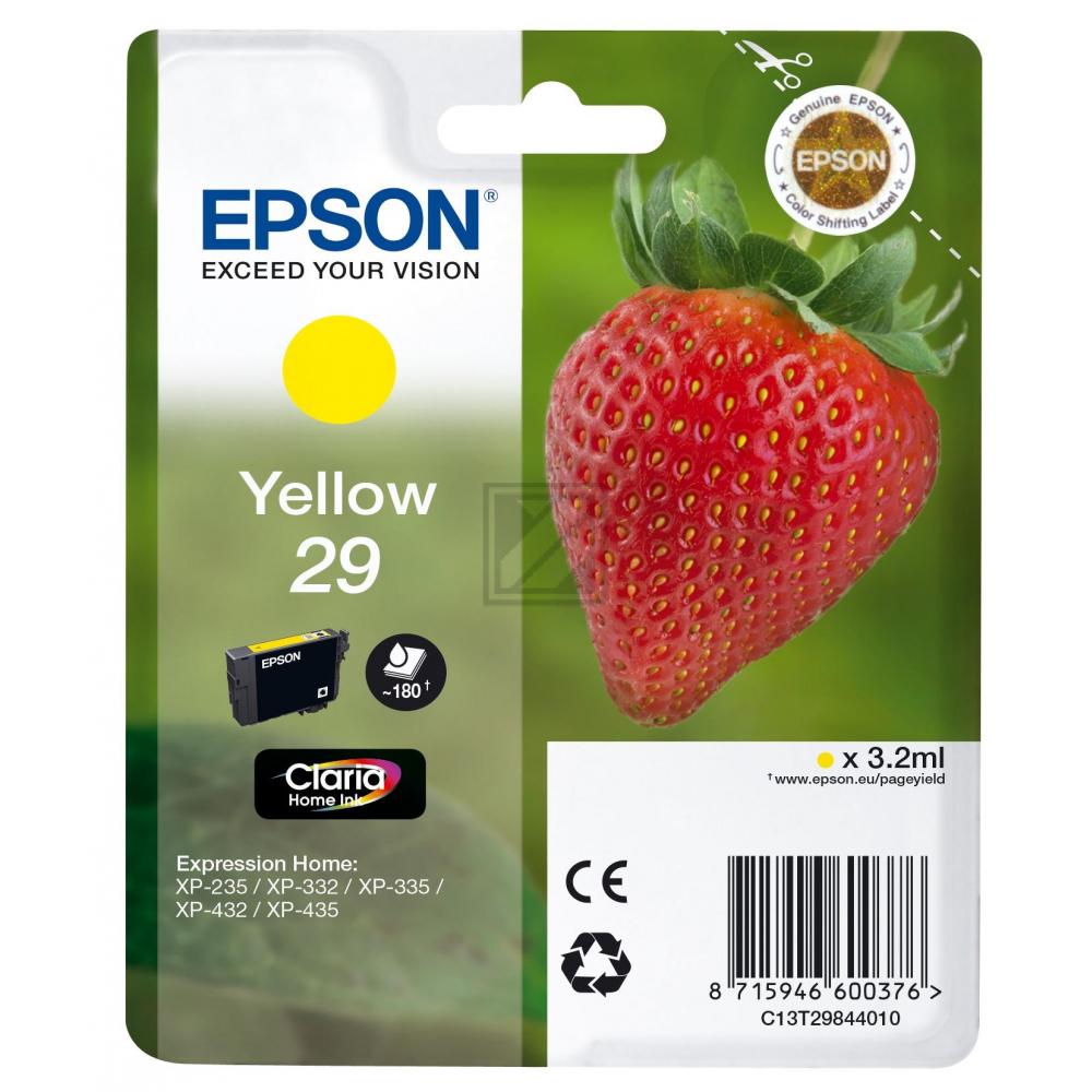 C13T29844012 EPSON XP Tinte yellow ST 180Seiten 3,2ml