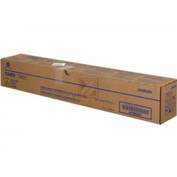 A33K250 KONICA TN321Y Bizhub Toner yellow 25.000Seiten