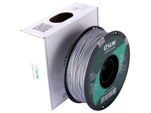 PLA+ 1,75mm SILVER 1kg ESUN 3D FILAMENT
