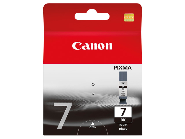 PGI7BK CANON MX7600 TINTE BLACK 2444B001 Nr.7 25ml 570Seiten