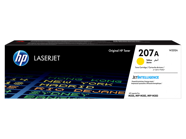 W2212A HP CLJ M255NW TONER YELLOW ST HP207A 1250Seiten