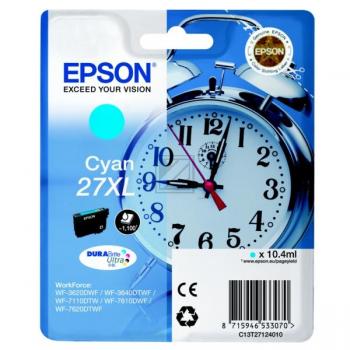 C13T27124012 EPSON WF Tinte cyan HC 1100 Seiten 10,4ml