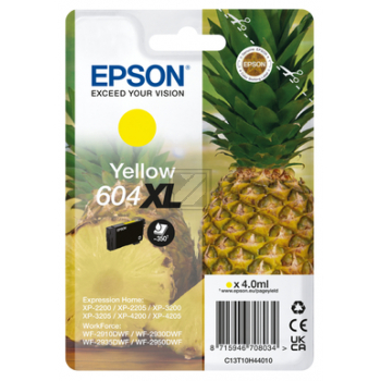 C13T10H44010 EPSON Nr.604XL XP/WF Tinte yellow HC 350Seiten 2,4ml