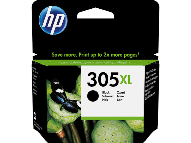 3YM62AE#UUS HP DJ2300 TINTE BLACK HC HP305XL 240Seiten hohe Kapazitaet