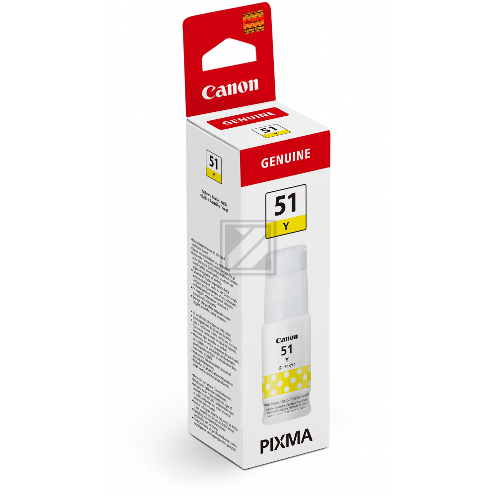 4548C001 CANON GI51Y Pixma Tinte yellow 7700Seiten 70ml