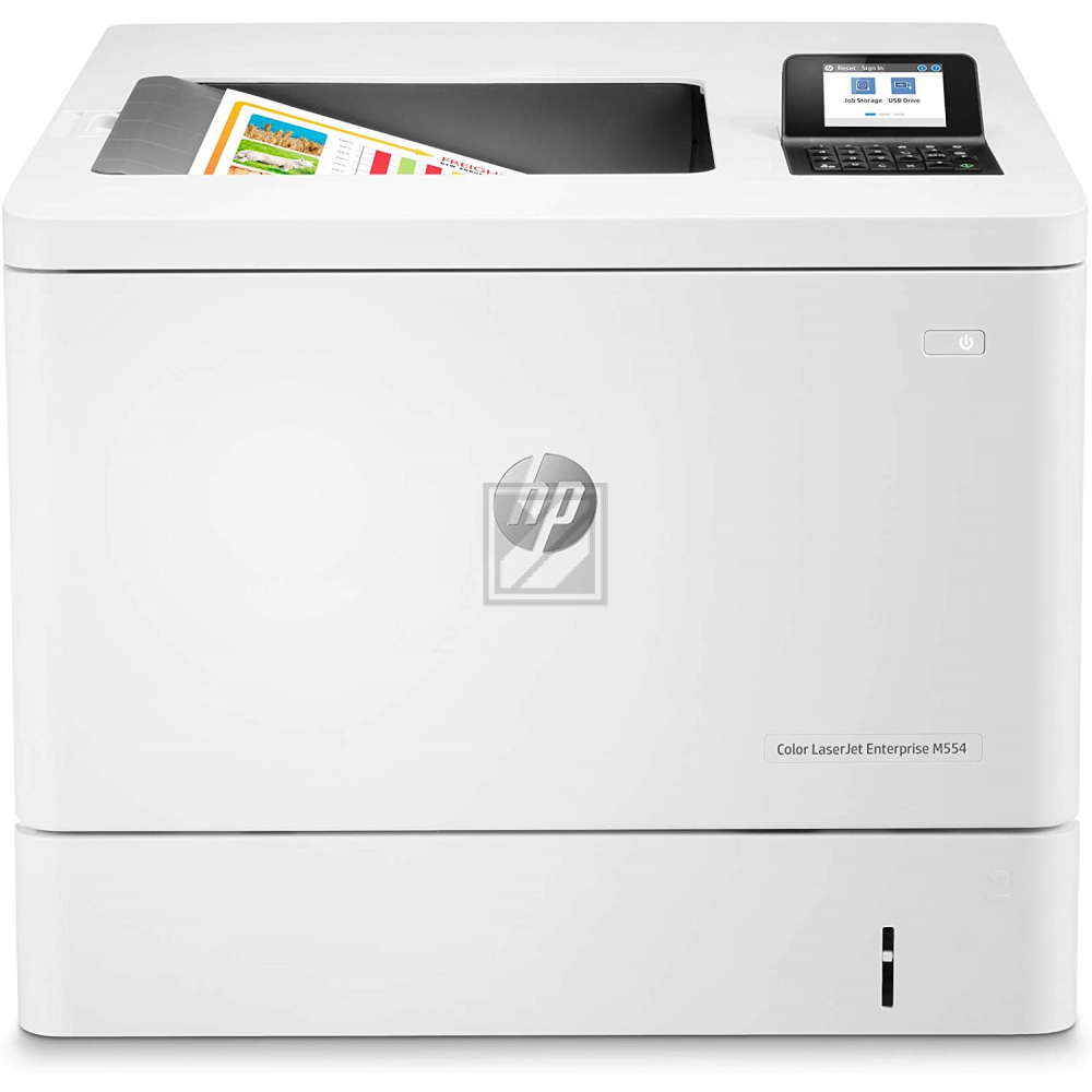 7ZU81A#B19 HP CLJ Enterprise M554DN Laserdrucker color A4 LAN Duplex