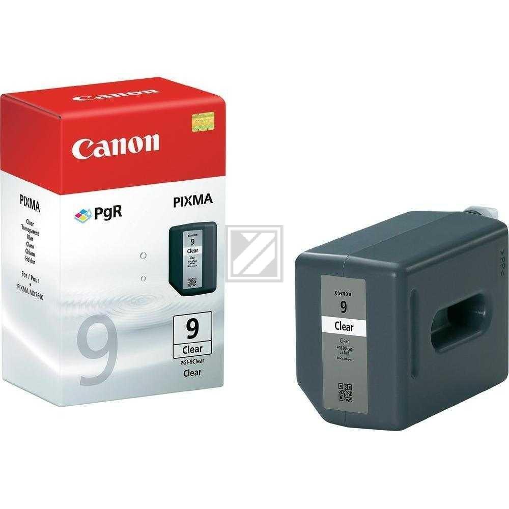 2442B001 CANON PGI9CLEAR Nr.9 Pixma MX Tinte clear 1625Seiten 191ml