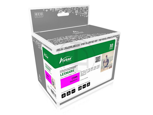 AS12445 ASTAR LEX. C544 TONER MAG C544X1MG 4000Seiten
