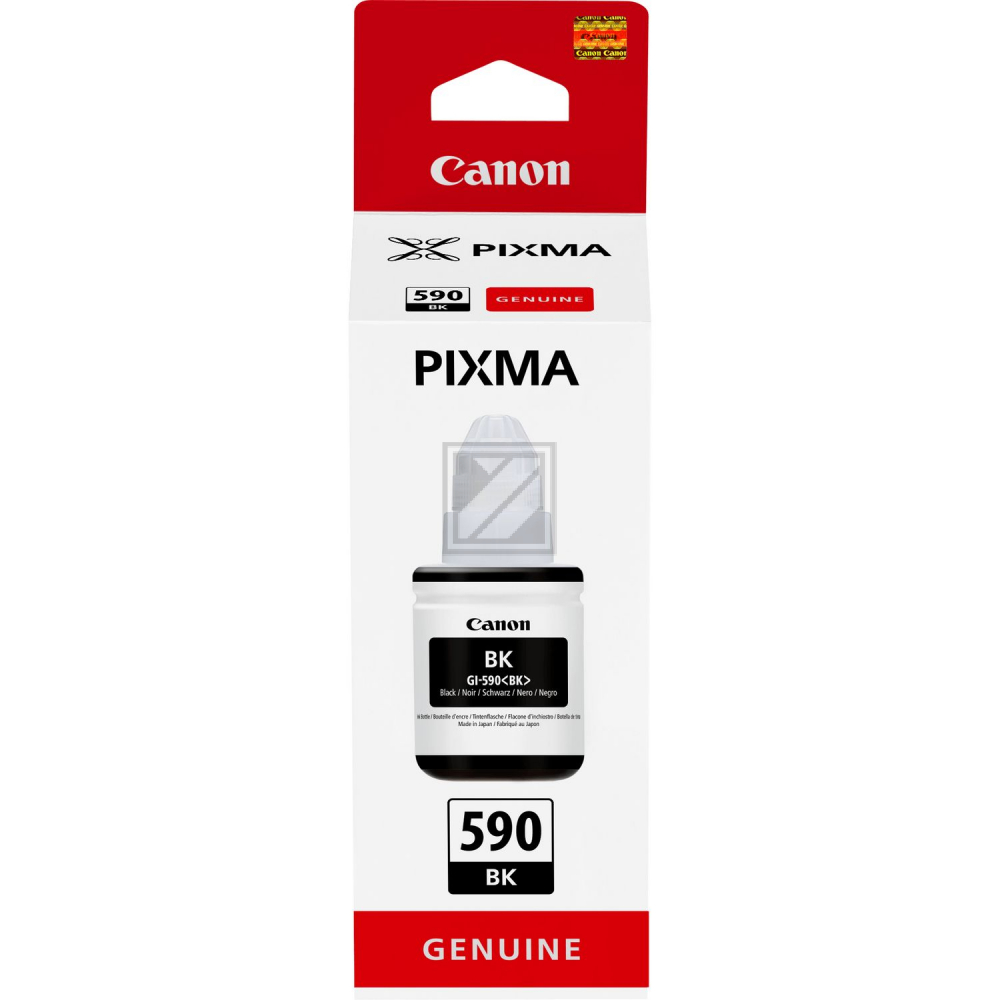 1603C001 CANON GI590BK Pixma Tinte black 6000Seiten Nachfuellung 135ml