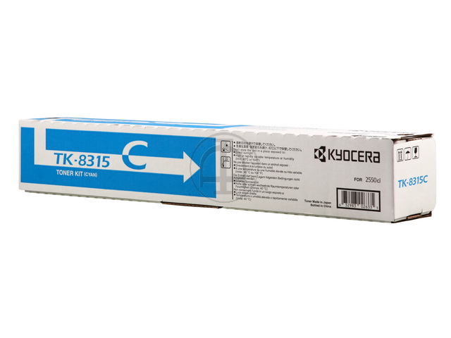 TK8315C KYOCERA TA2550CI TONER CYAN 1T02MVCNL0 6000Seiten
