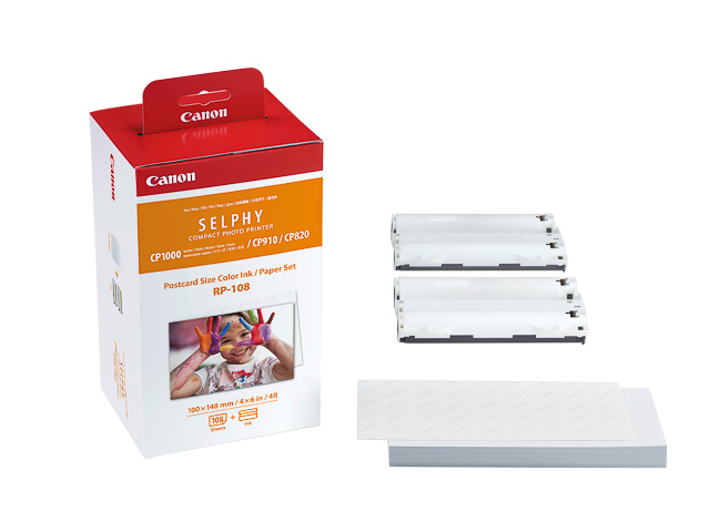 RP108IN CANON PAPIER 10x15cm + TTR (2) 8568B001AA 108Blatt