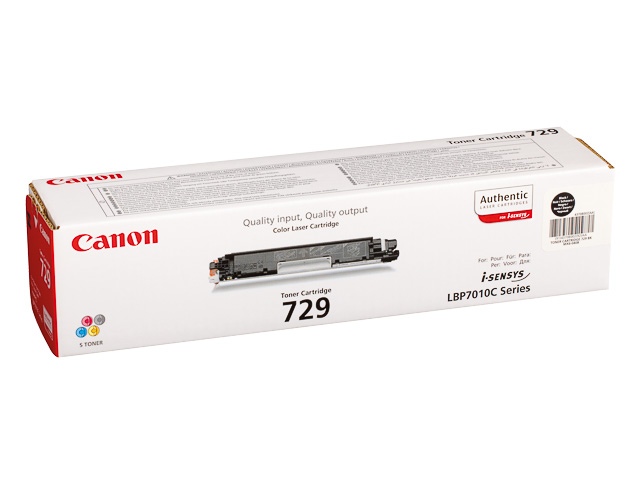 4370B002 CANON LBP7018C CARTRIDGE BLK 729BK 1200Seiten