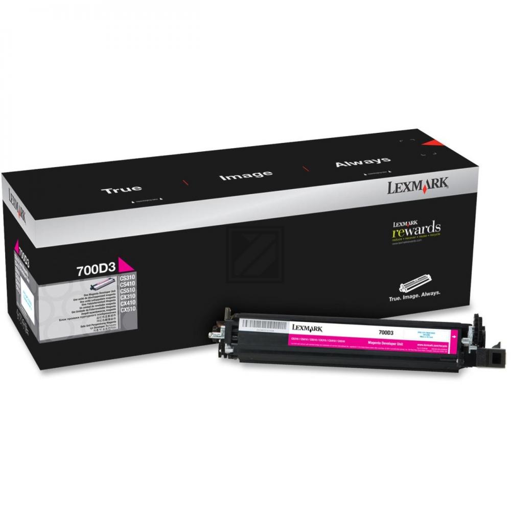 70C0D30 LEXMARK 700D3 CS/CX Entwickler magenta 40.000Seiten