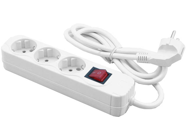 MEDIARANGE STECKDOSENLEISTE MRCS205 3f inkl Schutzkontakt-Steckdose