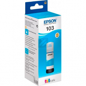 C13T00S24A10 EPSON ET103 EcoTank Tinte cyan 4500Seiten 65ml