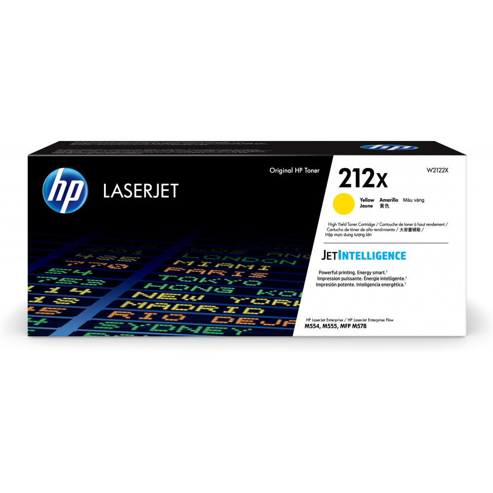 W2122X HP 212X CLJ Toner yellow HC 10.000Seiten