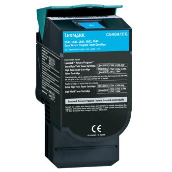 C540A1CG LEXMARK C54x/X54x Toner cyan ST return 1000Seiten