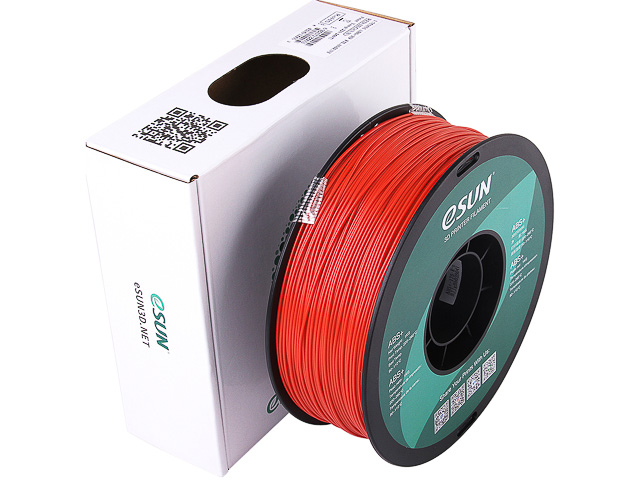 ABS+ 1,75mm RED 1kg ESUN 3D FILAMENT