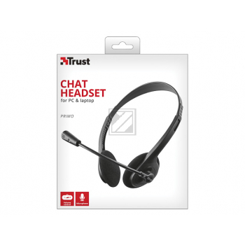 TRUST PRIMO CHAT HEADSET 21665 fuer PC und Laptop